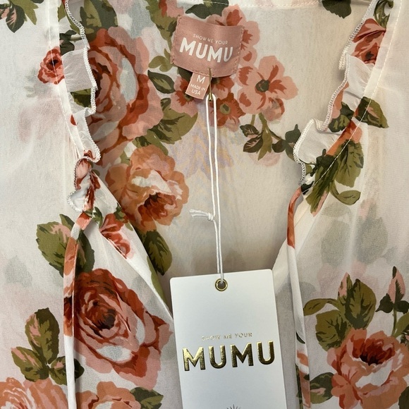 Show Me Your Mumu NWT Viola Peasant Top sz M - Picture 9 of 13